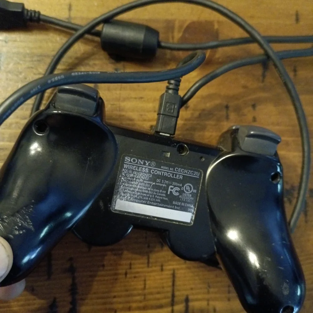 Sony PlayStation 3 DualShock 3 Wireless Controller Black CECHZC2U r1